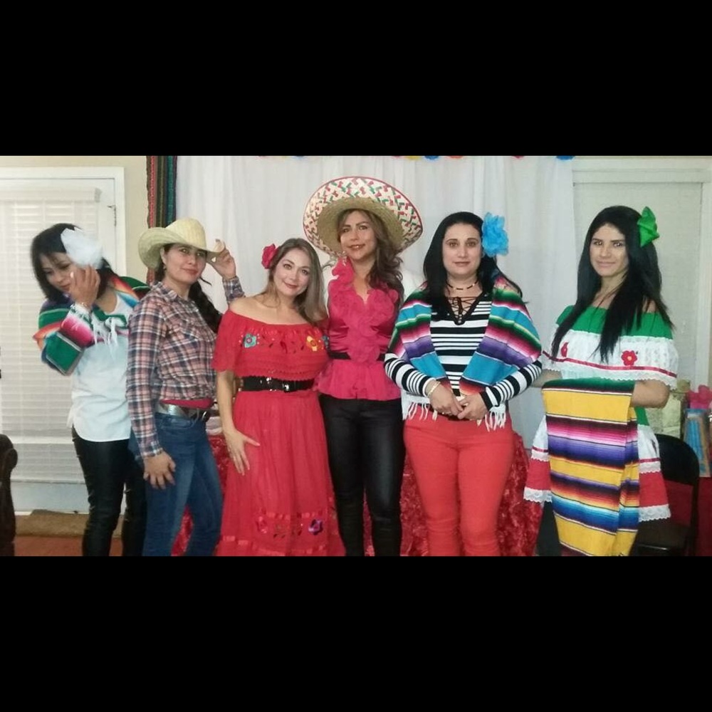 Red Mexican dress